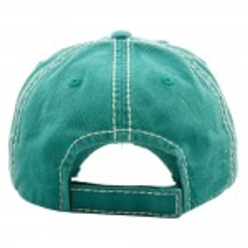 Nope Not Today Women's Cap - turquoise back Nope Not Today Women's Cap - turquoise back