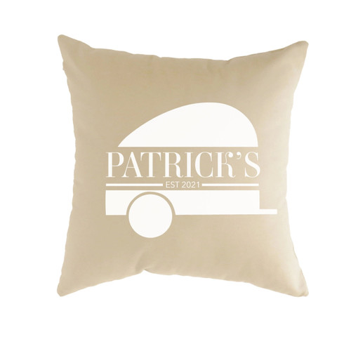 Personalized Camper Pillow Cover - canvas Personalized Camper Pillow Cover - canvas