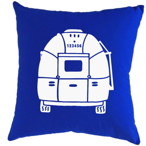 Nautical Blue Custom Airstream Pillow Nautical Blue Custom Airstream Pillow