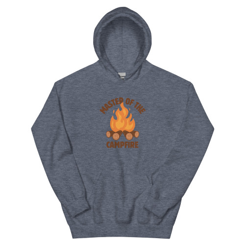 Heather Sport Navy Master of the Campfire Hoodie Heather Sport Navy Master of the Campfire Hoodie