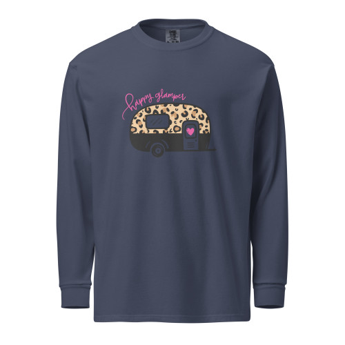 Navy Happy Glamper Long Sleeve Tee Navy Happy Glamper Long Sleeve Tee
