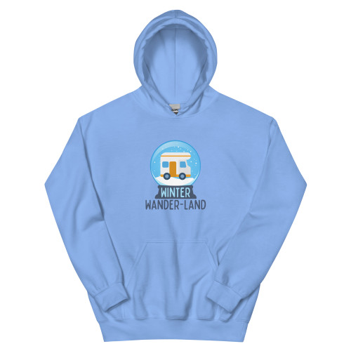 Winter Wander-Land Hoodie, carolina blue