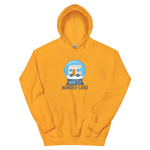 Winter Wander-Land Hoodie, gold