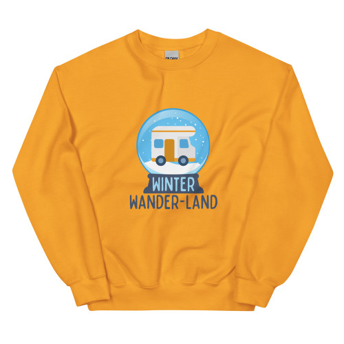 Winter Wander-Land Sweatshirt, gold