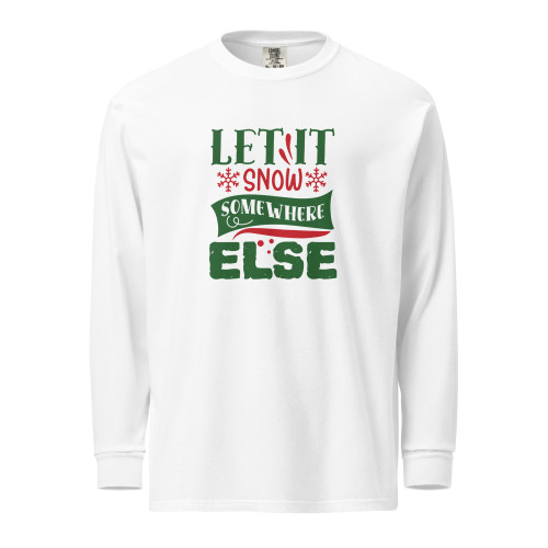 1 of 339
Let It Snow Long Sleeve Tee, white