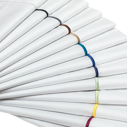 Heirloom stitching in 12  color choices