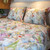 Set includes bedspread and matching quilted shams