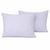 Nature's Rest Pillow Pair in silver cloud organic cotton cover