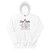 Dear Santa Unisex Hoodie, white