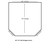 60x75" with 45 degree corners mattress diagram