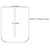 60x75 inch mattress diagram with 11" radius foot curves