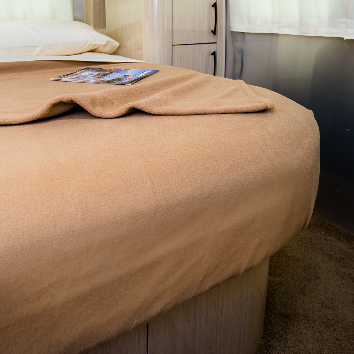 Polartec Blanket on RV Bed