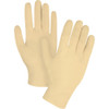 Gants d'inspection en coton avec poignet ourlet pour hommes