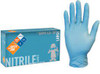 Gants Nitrile Jetables Grand 8 mils Sans poudre Bleu