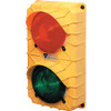 Feux DEL Stop & Go pour quais en plastique, dimensions: 6-3/8" x 3-3/4" x 11-3/8"