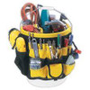 Organisateur seau outils 6x11x12 Nylon Noir Jaune