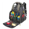 Sac à dos outils TechgearMC 53 pochettes 16" x 13-1/4" Noir Polyester