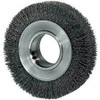 Brosses rotatives fils crêpés - Face moyenne 8" dia Fils 0,0118" Arbre 2"