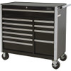Chariot outils industriel 11 tiroirs 41x18-3/4x39-1/3 Noir