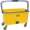 Seau essoreuse vadrouille microfibres, Passoire, 11 gal. US (44 pintes), Jaune