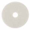 Tampon polissage planchers 19" Blanc