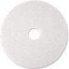 Tampon polissage planchers 19" Blanc