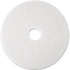 Tampon polissage planchers 20" Blanc