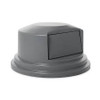 Couvercle rond BruteMD bombé en plastique/polyéthylène pour contenant de 26-1/2" de diamètre.