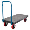Chariot plateforme plastique 60x30 2500 lb cap Roues Polyuréthane