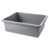 Contenant utilitaire 7" x 21,5" x 17" en polyéthylène gris
