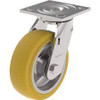 Roulette série 21 usage moyen pivotante 4" Uréthane 700 lb