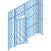 Composantes partitions cloisons grillagées - Portes battantes 3' x 7'
