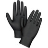Gants résistants T-petit en nitrile 8 mils sans poudre noir