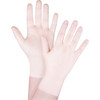 Gants jetables vinyle T-petit 4 mils sans poudre blanc