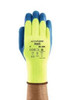Gants PowerFlexMD T° Hi VizMC 80-400, 9/Grand, Latex de caoutchouc, Calibre 7, Tissu éponge