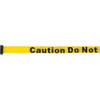 Barrières contrôle foules - cassettes ruban, Do Not Enter, 7', Jaune