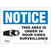 24 Hour Surveillance - 7" x 10" - Vinyle - Anglais avec pictogramme