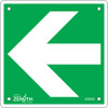 Enseigne sécurité CSA flèche 6x6 Plastique Pictogramme