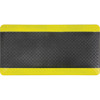 Tapis antifatigue Losange 1-2/3' x 3-1/4' x 3/4" Noir/Jaune Polyuréthane