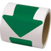 Décalcomanie colorée pour marquage plancher, Flèche, 4" longueur x 4" largeur, Vert, Vinyle