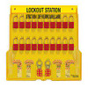 Verrouillage Station, Aluminium Cadenas, 20 Capacité, Compris Cadenas