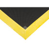 Tapis assainissement chaussures, Caoutchouc, 2-2/3' x 3-1/4' x 2-1/2", Jaune