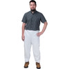 Pantalon jetable microporeux moyen blanc