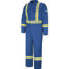 Combinaisons résistantes aux flammes avec bandes réfléchissantes, Taille 42, Bleu royal, 12,2 cal/cm² de qualité supérieure