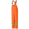 Salopettes sécurité 150D léger imperméable Polyester Grand Orange visibilité