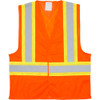 Veste sécurité circulation Orange haute visibilité T-Grand Polyester CSA Z96 classe 2 niveau 2
