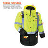 Parka thermique GloWearMD 8384 Type R Jaune lime haute visibilité Grand ANSI/ISEA 107 classe 3