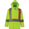 Veste sécurité 3 en 1 Journeyman, Polyester, Jaune lime haute visibilité, Taille Grand