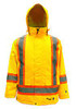 Parka sécurité Jaune lime T-Grand CSA Z96 classe 2 niveau 2
