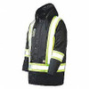 Parka sécurité doublé Noir Moyen CSA Z96 classe 1 niveau 2